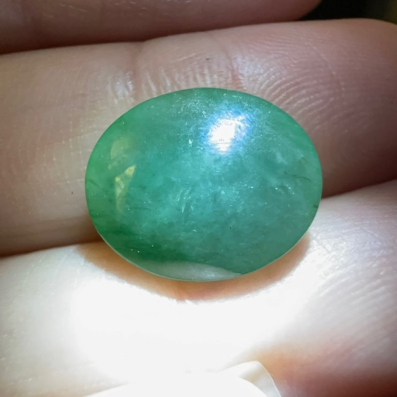 7.35 CT Natural Myanmar Jadeite Jade A Type loose gemstone. - Picture 9 of 14